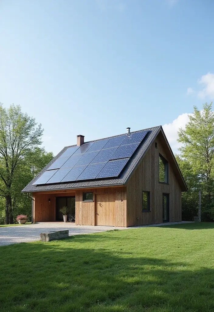 19 Sustainable Home Ideas That Prove Eco-Friendly Can Be Stylish (Don’t Miss #6!) - 9. Solar Power: Energy Efficiency Meets Style