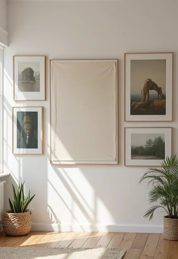Tips and Tricks for Designing the Perfect Gallery Wall That Impresses - 4. Consider Height and Scale