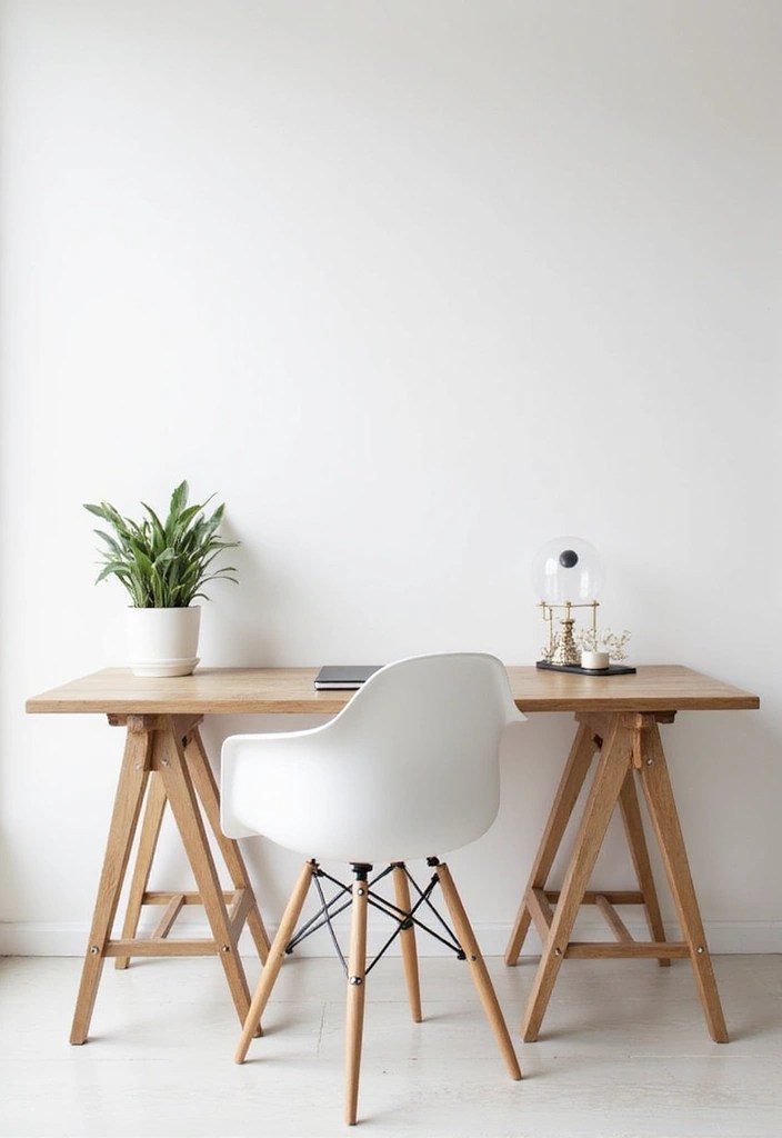 15 Affordable Home Office Setups That Will Transform Your Productivity (You Won't Believe #9!) - 1. Minimalist Zen Corner