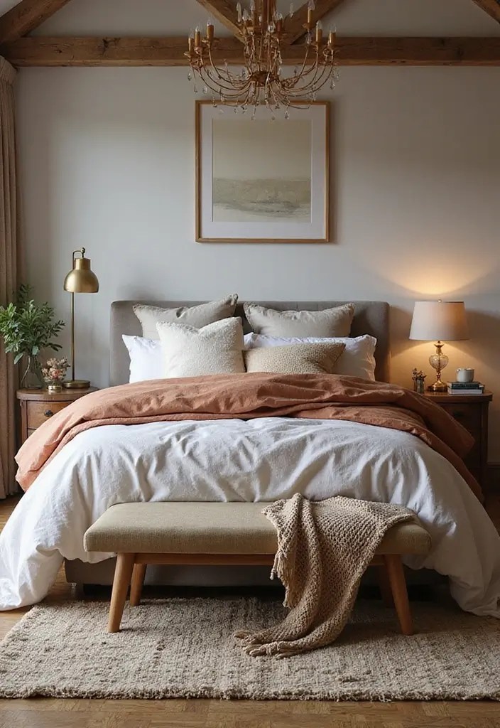 18 Stunning Bedroom Makeovers Under $100 (Wait Until You See #5!) - 18. Layering Techniques for Depth