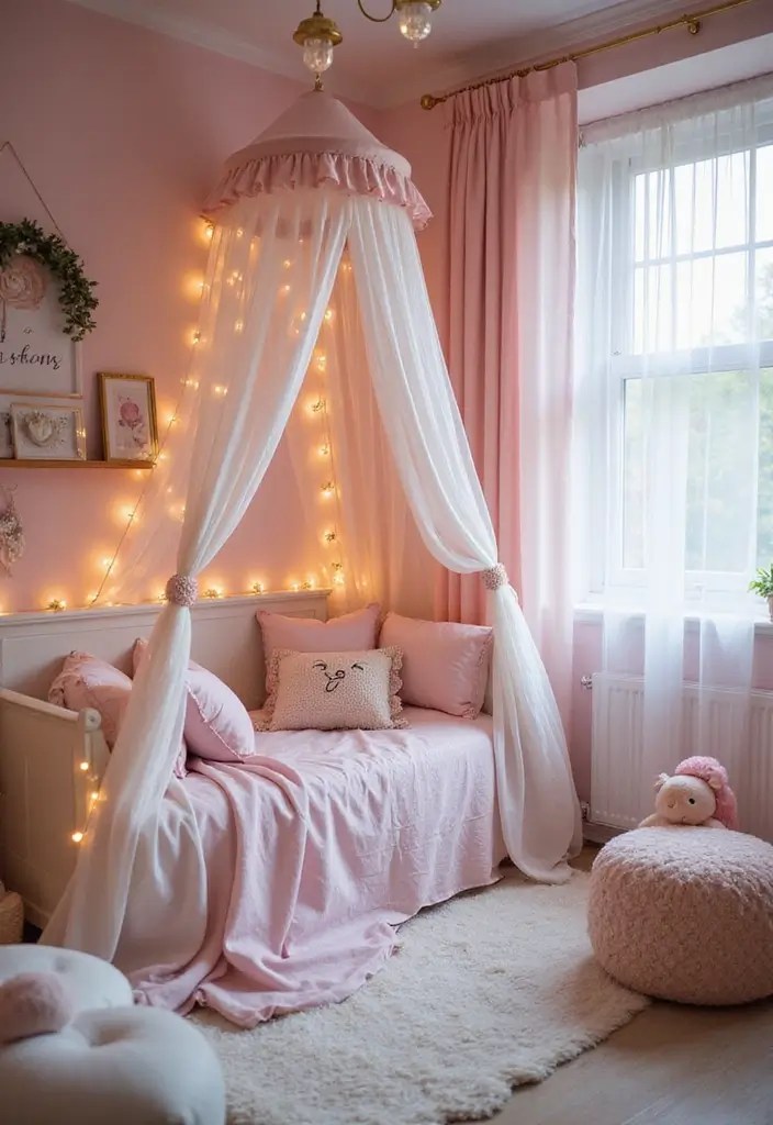 20 Whimsical Kids' Room Ideas That Grow with Your Child (They'll Thank You for #13!) - 4. Fantasy Fairytale Retreat