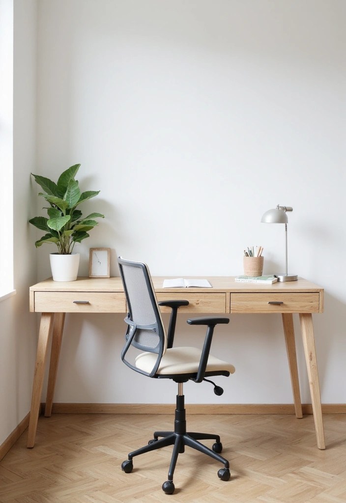 13 WFH Office Setups That'll Skyrocket Your Productivity (and Impress Your Zoom Buddies!) - 1. The Minimalist Marvel
