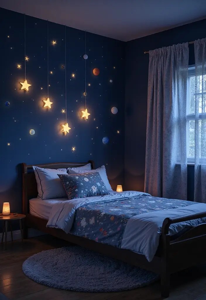 14 Fun Kids Room Ideas That Will Make You the Coolest Parent Ever (Check Out #6!) - 10. Space Explorer’s Haven