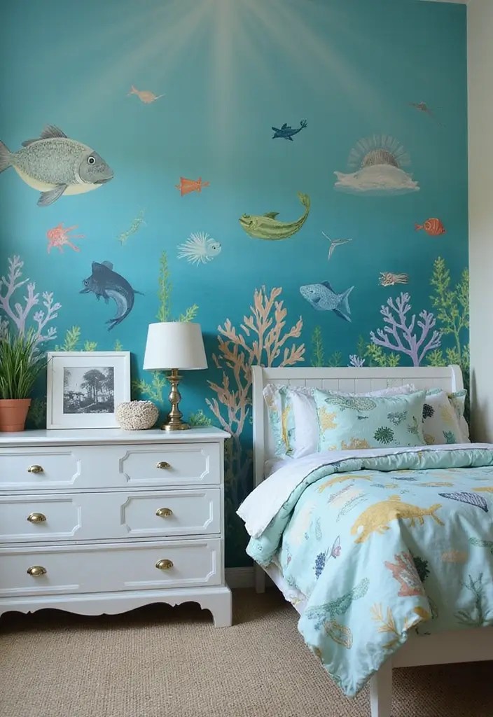14 Fun Kids Room Ideas That Will Make You the Coolest Parent Ever (Check Out #6!) - 7. Under-the-Sea Dreams