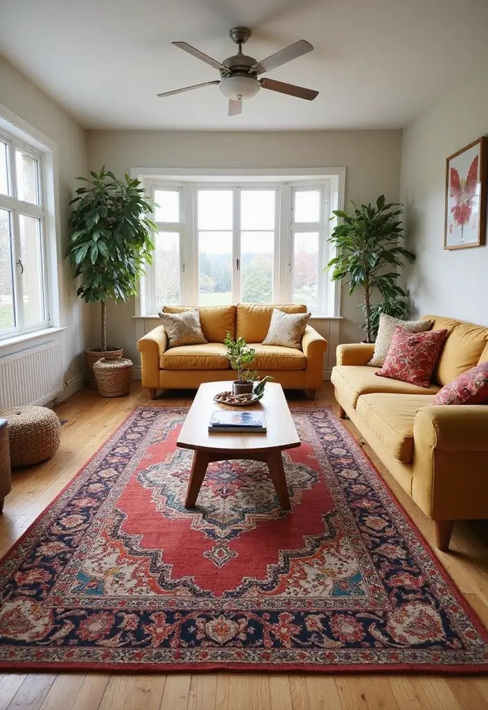 15 Playful Decor Ideas That Will Instantly Boost Your Mood (You Won't Believe #8!) - 4. Funky Rugs