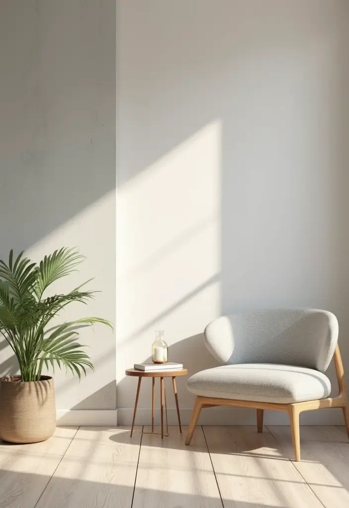 19 Accent Wall Ideas So Bold, Your Guests Will Be Speechless (#6 is a Show-Stopper!) - 17. Minimalist Style