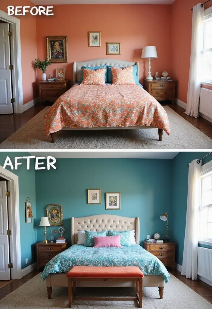 21 Stunning Bedroom Makeovers Under $100 (You Won't Believe #12!) - 12. A Shocking Reveal