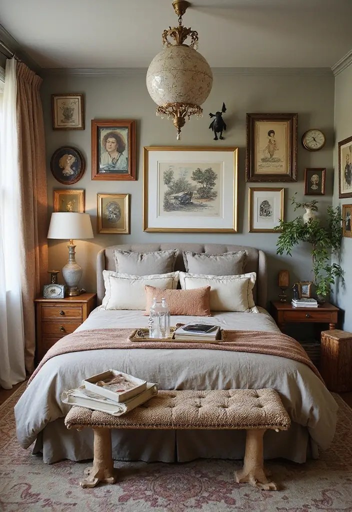 21 Stunning Bedroom Makeovers Under $100 (You Won't Believe #12!) - 7. Vintage Finds
