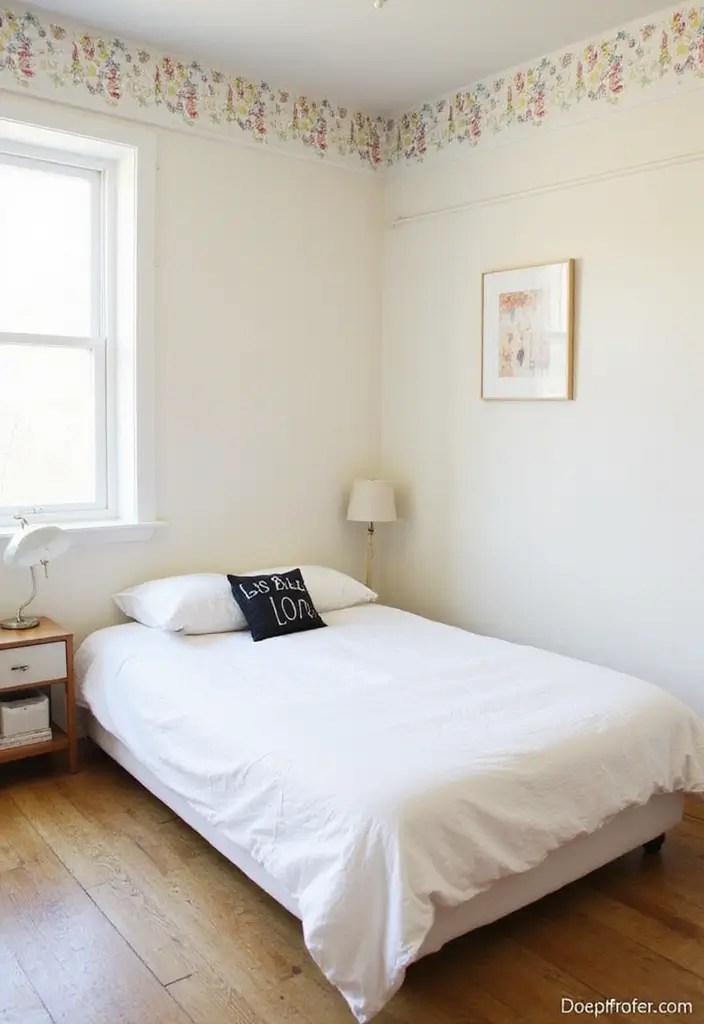 22 Creative Wall Decor Solutions That Are Perfect for Renters (You’ll Love #10!) - 17. Removable Wall Borders