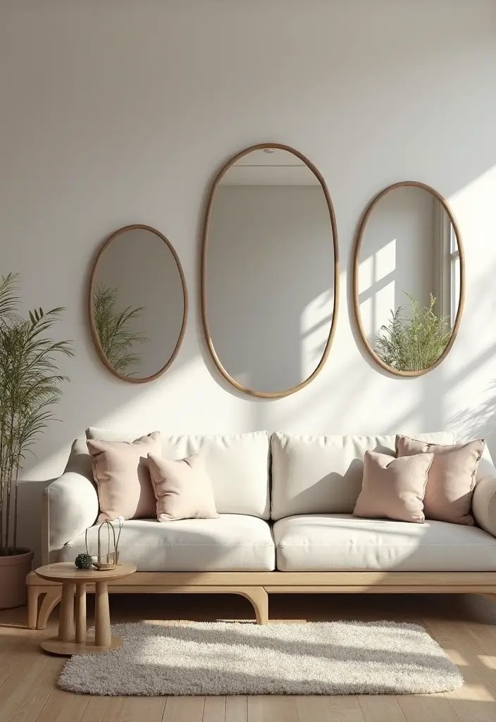 12 Renter-Friendly Living Room Decor Hacks That Will Transform Your Space on a Budget! - 11. Use Mirrors to Create Illusions of Space