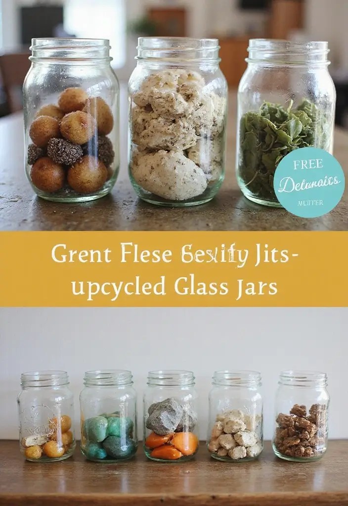 30 DIY Home Decor Projects That Are So Easy, Even Kids Can Do #12! - 24. Upcycled Glass Jars