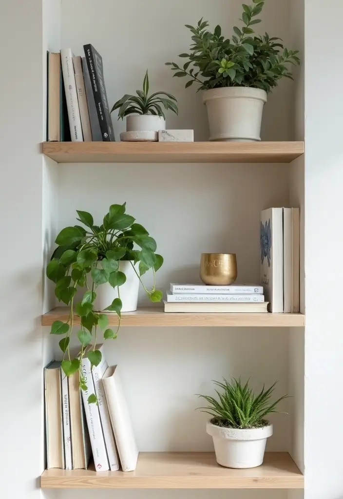 17 Minimalist Decor Tips That’ll Make Your Home Feel Airy and Spacious (Warning: #5 Is a Game Changer!) - 6. Choose Open Shelving