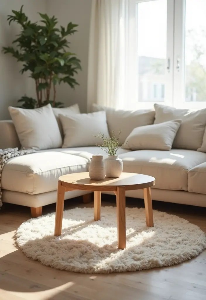 17 Minimalist Decor Tips That’ll Make Your Home Feel Airy and Spacious (Warning: #5 Is a Game Changer!) - 8. Use Area Rugs Strategically