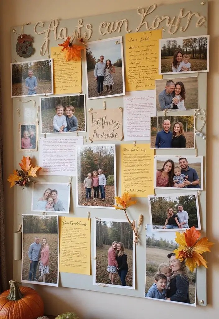 18 Cozy Fall Decor Ideas That'll Make Your Home Feel Like a Warm Hug! - 16. Personalize with Family Memories