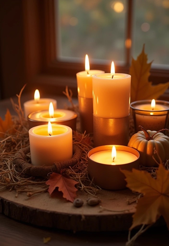 18 Cozy Fall Decor Ideas That'll Make Your Home Feel Like a Warm Hug! - 5. Use Scented Candles