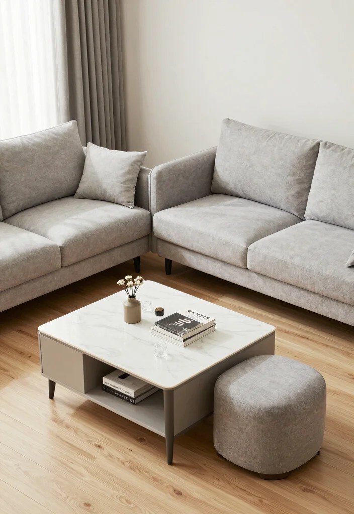 18 Small Apartment Decor Tips That'll Make Your Space Feel Huge (You’ll Love #2!) - 3. Opt for Multi-Functional Furniture 1