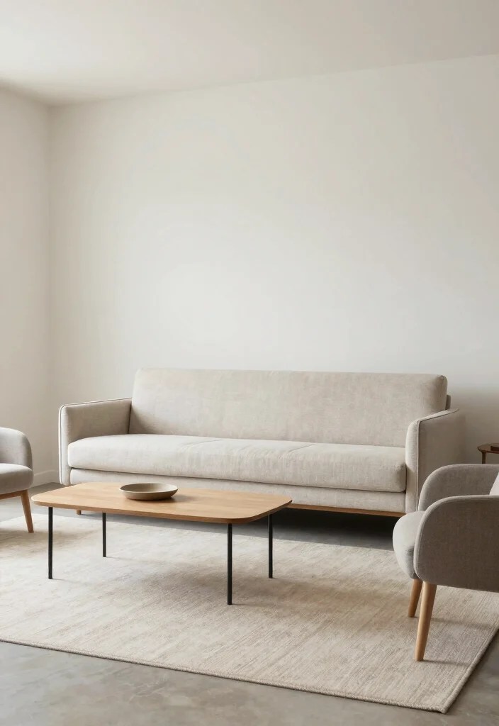 19 Small Living Room Decor Tricks That Maximize Every Square Foot! - 17. Choose Slim-Profile Furniture 1