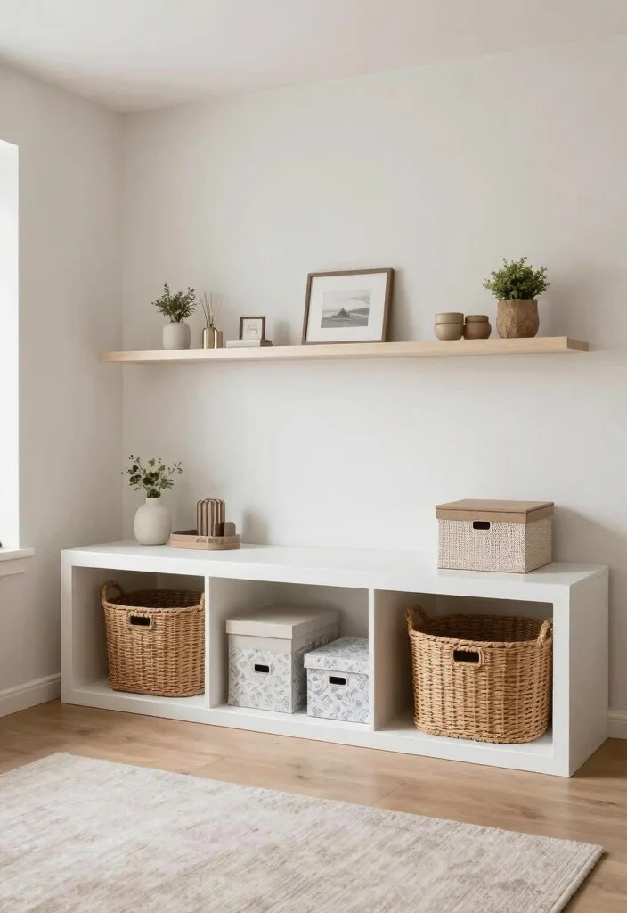 19 Small Living Room Decor Tricks That Maximize Every Square Foot! - 19. Keep It Organized 1