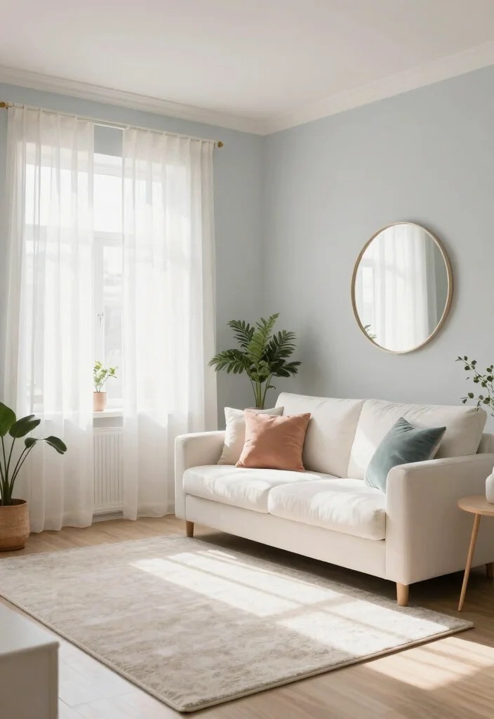 19 Small Living Room Decor Tricks That Maximize Every Square Foot! - 2. Use Light Colors 1