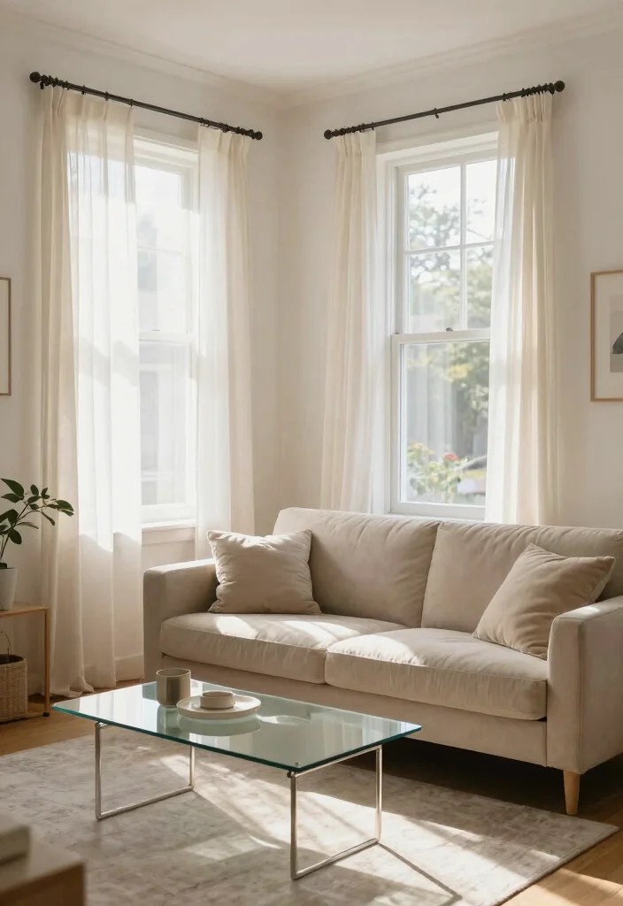 19 Small Living Room Decor Tricks That Maximize Every Square Foot! - 8. Maximize Natural Light 1