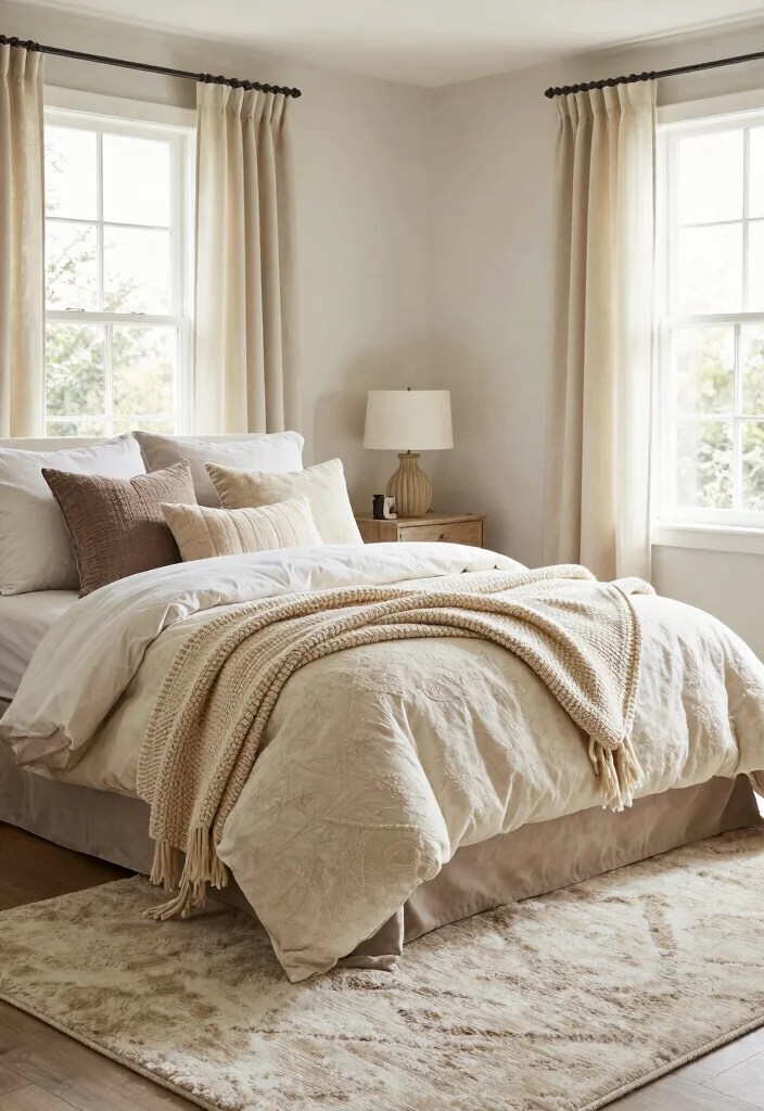 21 Budget-Friendly Bedroom Makeovers That'll Leave You Breathless! - 11. Soft Textiles Everywhere 1