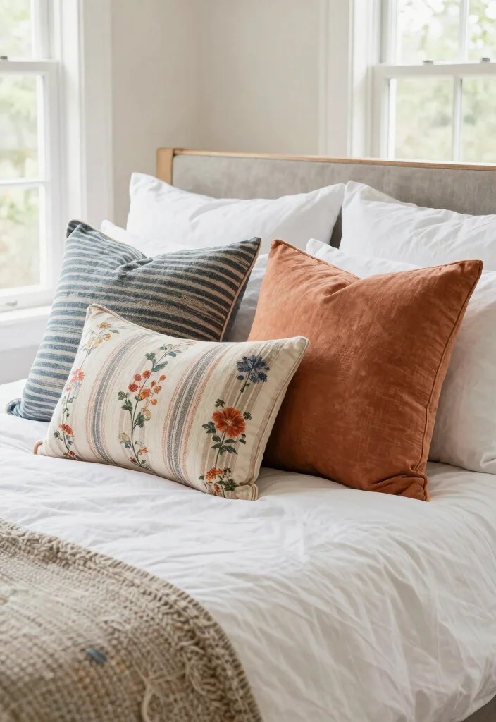 21 Budget-Friendly Bedroom Makeovers That'll Leave You Breathless! - 20. Spread some Love with Throw Pillows 1