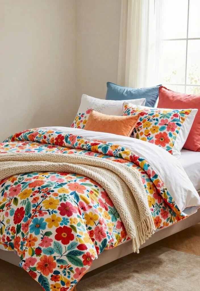 21 Budget-Friendly Bedroom Makeovers That'll Leave You Breathless! - 5. Bedding that Pops 1