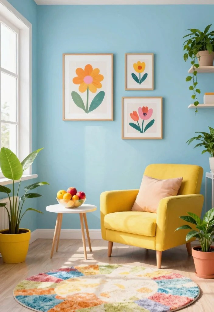 Step By Step: Transitioning Your Home Decor from Winter to Spring - 2. Embrace Light and Bright Colors 1